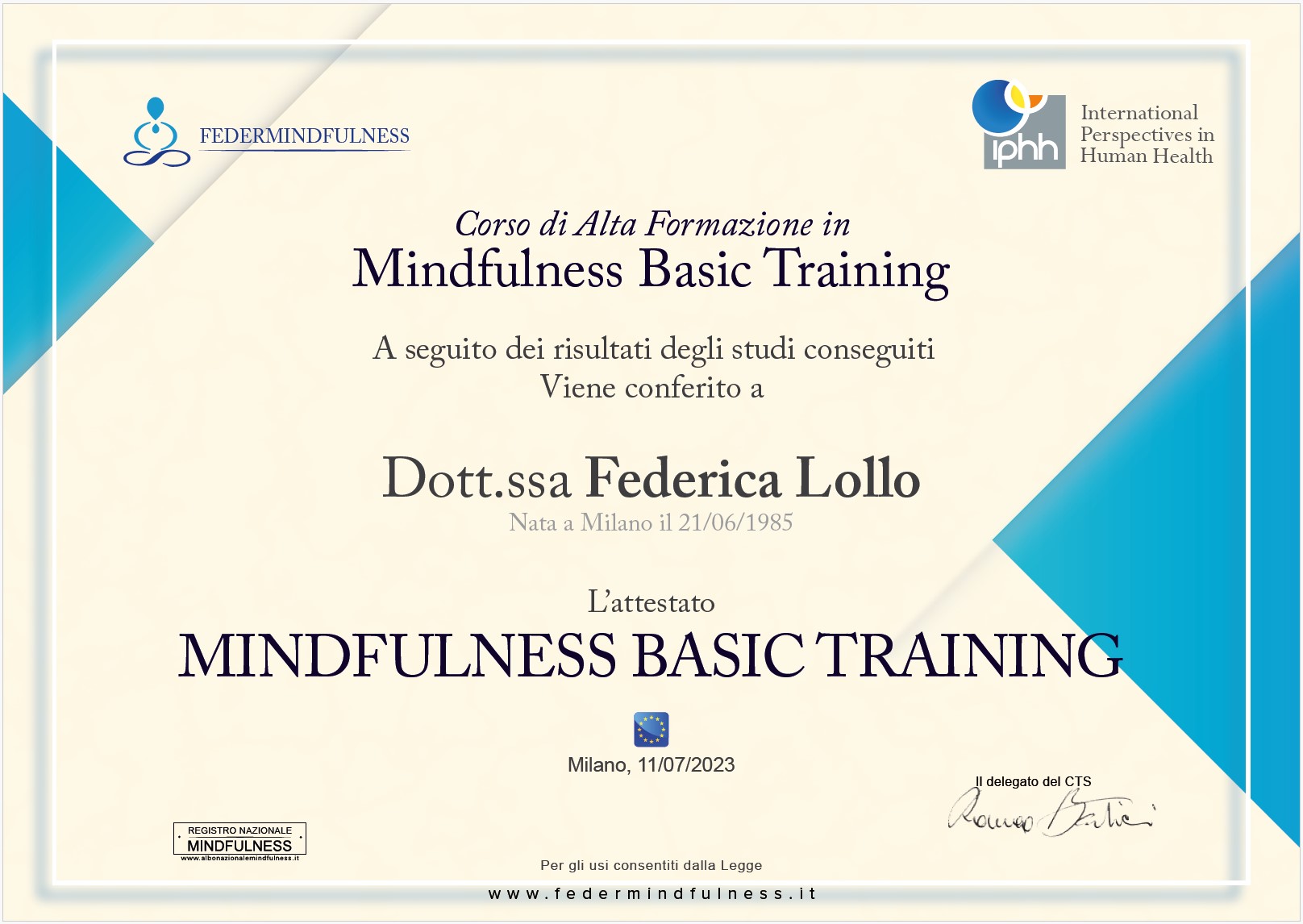 Dottoressa Federica Lollo Neuropsicologa Arese